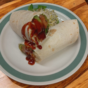 Wrap mit BBQ-Hähnchen
